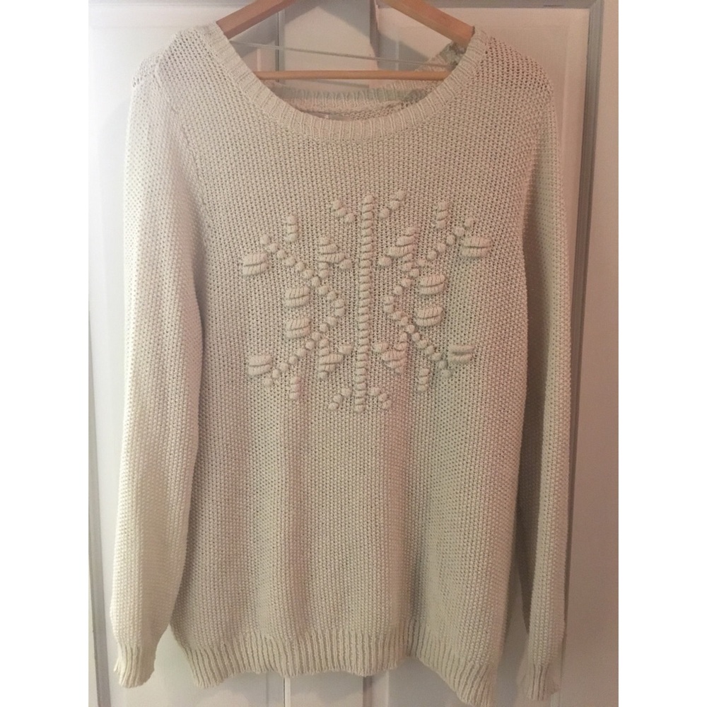 LC Lauren Conrad Snowflake Sweater